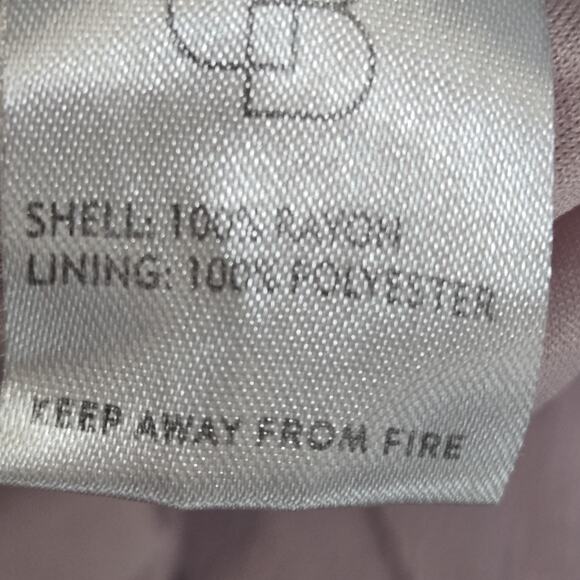 Baltic Born Jennifer Maxi Dress Womens XL Mauve Purple Pink Deep V-Neck - Picture 10 of 11